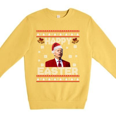 Happy Easter Funny Joe Biden Ugly Christmas Sweater Xmas Cute Gift Premium Crewneck Sweatshirt