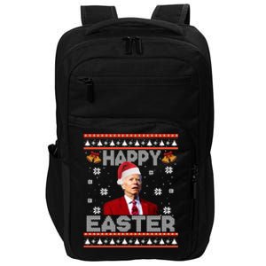 Happy Easter Funny Joe Biden Ugly Christmas Sweater Xmas Cute Gift Impact Tech Backpack