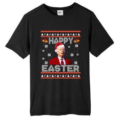 Happy Easter Funny Joe Biden Ugly Christmas Sweater Xmas Cute Gift Tall Fusion ChromaSoft Performance T-Shirt