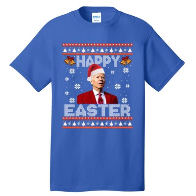 Happy Easter Funny Joe Biden Ugly Christmas Sweater Xmas Cute Gift Tall T-Shirt