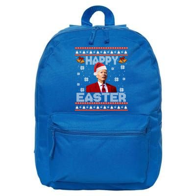 Happy Easter Funny Joe Biden Ugly Christmas Sweater Xmas Cute Gift 16 in Basic Backpack