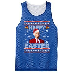 Happy Easter Funny Joe Biden Ugly Christmas Sweater Xmas Cute Gift Mesh Reversible Basketball Jersey Tank