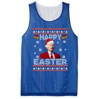 Happy Easter Funny Joe Biden Ugly Christmas Sweater Xmas Cute Gift Mesh Reversible Basketball Jersey Tank