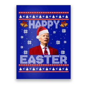 Happy Easter Funny Joe Biden Ugly Christmas Sweater Xmas Cute Gift Poster