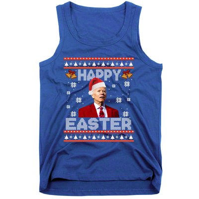 Happy Easter Funny Joe Biden Ugly Christmas Sweater Xmas Cute Gift Tank Top