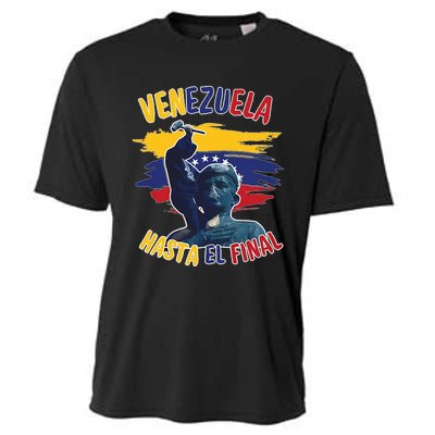 Hasta El Final Venezuela Flag Bandera De Venezuela 2024 Cooling Performance Crew T-Shirt