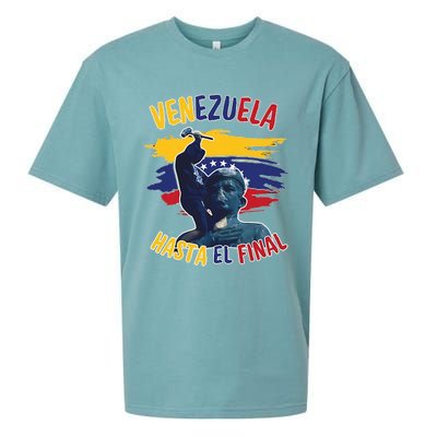 Hasta El Final Venezuela Flag Bandera De Venezuela 2024 Sueded Cloud Jersey T-Shirt