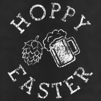 Hoppy Easter Funny Alcohol Drinking 7 Panel Mesh Trucker Snapback Hat