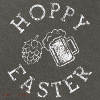 Hoppy Easter Funny Alcohol Drinking Cotton Canvas Backpack