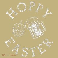 Hoppy Easter Funny Alcohol Drinking Button
