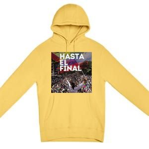 Hasta El Final Venezuela MaríA Corina Machado Premium Pullover Hoodie