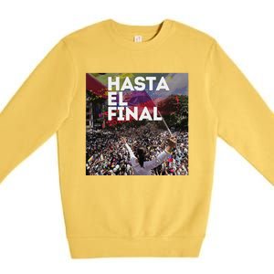 Hasta El Final Venezuela MaríA Corina Machado Premium Crewneck Sweatshirt