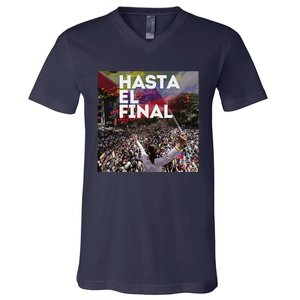 Hasta El Final Venezuela MaríA Corina Machado V-Neck T-Shirt