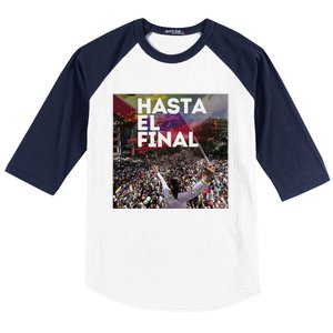 Hasta El Final Venezuela MaríA Corina Machado Baseball Sleeve Shirt