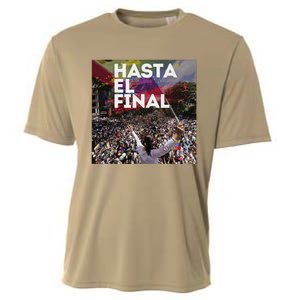 Hasta El Final Venezuela MaríA Corina Machado Cooling Performance Crew T-Shirt