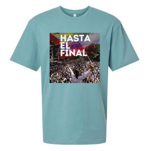 Hasta El Final Venezuela MaríA Corina Machado Sueded Cloud Jersey T-Shirt