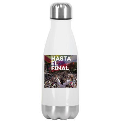 Hasta El Final Venezuela MaríA Corina Machado Stainless Steel Insulated Water Bottle