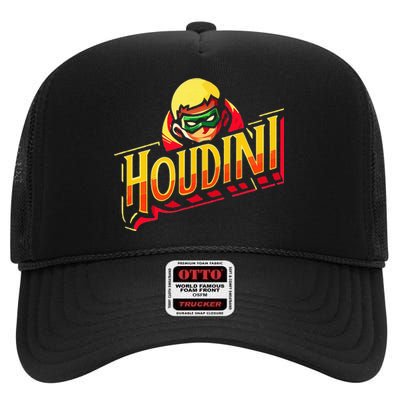 Houdini EmS Fans Nostalgia Vintage Memories High Crown Mesh Back Trucker Hat