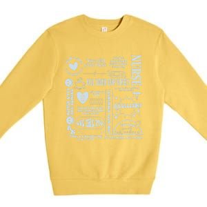 Healthcare Essentials Fill Your Cup First Premium Crewneck Sweatshirt