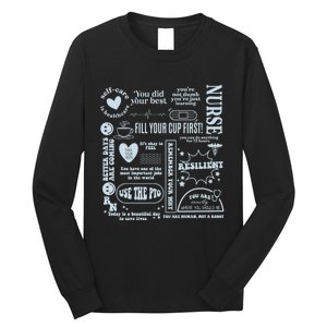 Healthcare Essentials Fill Your Cup First Long Sleeve Shirt