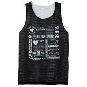 Healthcare Essentials Fill Your Cup First Mesh Reversible Basketball Jersey Tank