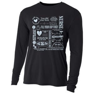 Healthcare Essentials Fill Your Cup First Cooling Performance Long Sleeve Crew