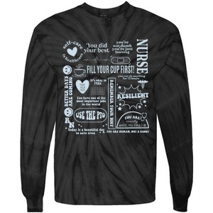 Healthcare Essentials Fill Your Cup First Tie-Dye Long Sleeve Shirt