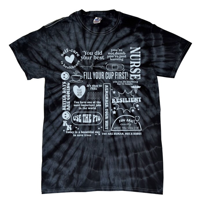 Healthcare Essentials Fill Your Cup First Tie-Dye T-Shirt