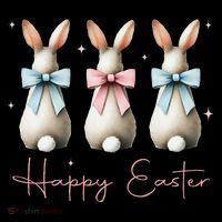 Happy Easter Funny Bunnies Coquette Bows Hunting Season Impact Tech Backpack