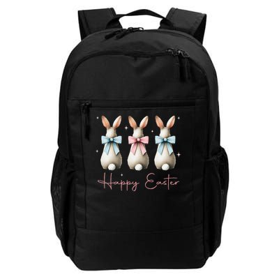 Happy Easter Funny Bunnies Coquette Bows Hunting Season Backpack