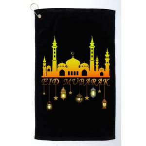 Happy Eid For Eid Alcool Giftfitr And Eid Alcool Giftadha Cool Gift Eid Mubarak Platinum Collection Golf Towel