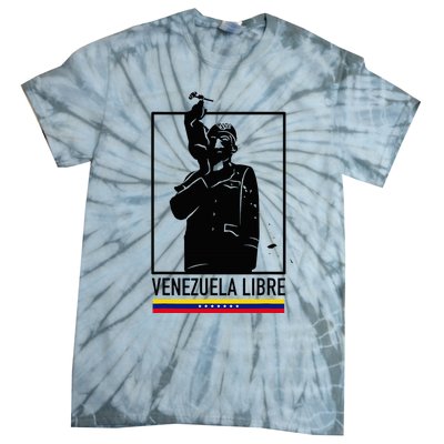 Hasta El Final Abajo Cadenas Venezuela Libre Tie-Dye T-Shirt