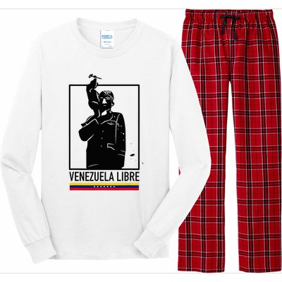 Hasta El Final Abajo Cadenas Venezuela Libre Long Sleeve Pajama Set