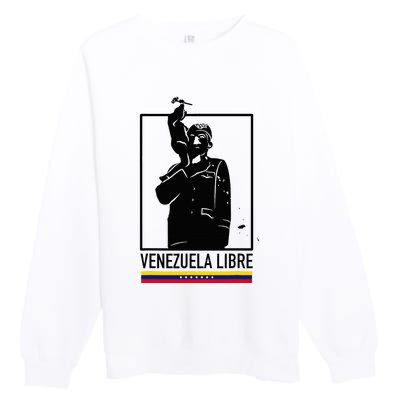 Hasta El Final Abajo Cadenas Venezuela Libre Premium Crewneck Sweatshirt