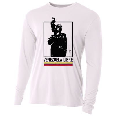 Hasta El Final Abajo Cadenas Venezuela Libre Cooling Performance Long Sleeve Crew