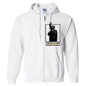 Hasta El Final Abajo Cadenas Venezuela Libre Full Zip Hoodie