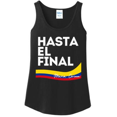 Hasta El Final Maria Corina Venezuela Libre Ladies Essential Tank