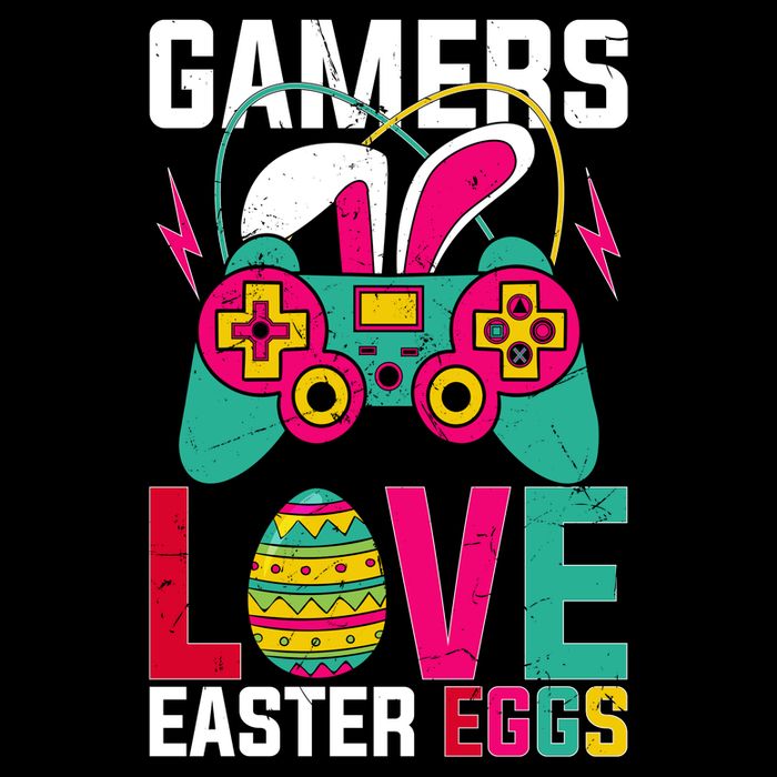 Happy Easter Gamers Love Easter Eggs Bunny Video Game Controller Impact Tech Backpack