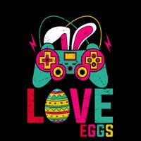 Happy Easter Gamers Love Easter Eggs Bunny Video Game Controller Mug