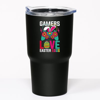 Happy Easter Gamers Love Easter Eggs Bunny Video Game Controller Tumbler