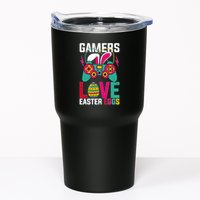 Happy Easter Gamers Love Easter Eggs Bunny Video Game Controller Tumbler