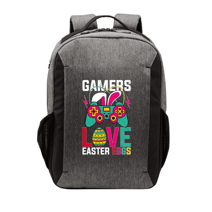 Happy Easter Gamers Love Easter Eggs Bunny Video Game Controller Vector Backpack
