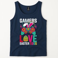 Happy Easter Gamers Love Easter Eggs Bunny Video Game Controller Tank Top