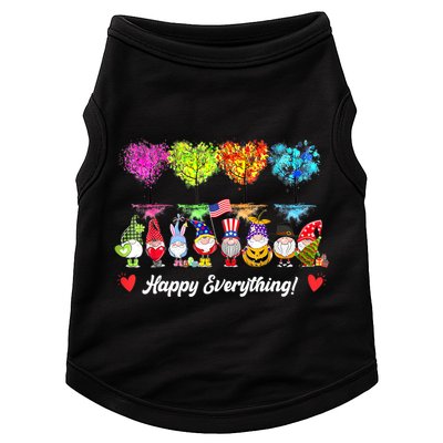 Happy Everything Gnomes Every Seasons All Year Tree Doggie Tank