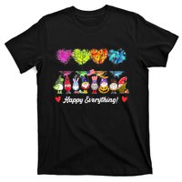 Happy Everything Gnomes Every Seasons All Year Tree T-Shirt