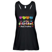 Happy Everything Gnomes Every Seasons All Year Tree Ladies Essential Flowy Tank