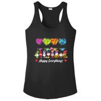 Happy Everything Gnomes Every Seasons All Year Tree Ladies PosiCharge Competitor Racerback Tank