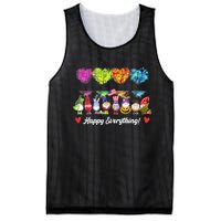 Happy Everything Gnomes Every Seasons All Year Tree Mesh Reversible Basketball Jersey Tank