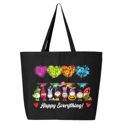 Happy Everything Gnomes Every Seasons All Year Tree 25L Jumbo Tote