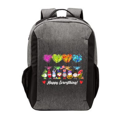 Happy Everything Gnomes Every Seasons All Year Tree Vector Backpack